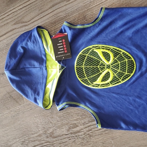 Marvel Spiderman Shirt with Matching All Star Shorts Size 6 - Picture 3 of 11